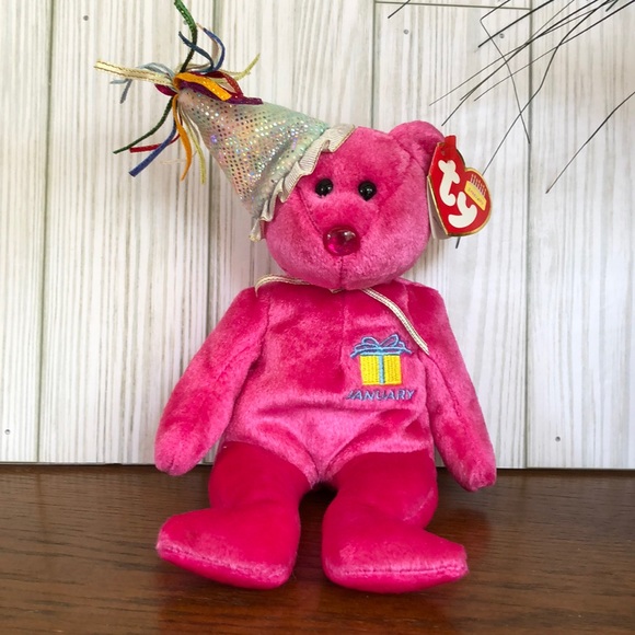 2/$15 TY January the Birthday Bear Beanie Baby Series 2 - Picture 1 of 4